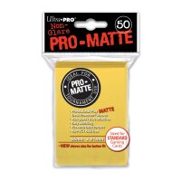 Ultra Pro - Non-Glare Pro-Matte Sleeves - Gelb