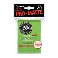 Ultra Pro - Non-Glare Pro-Matte Sleeves - Lime Green