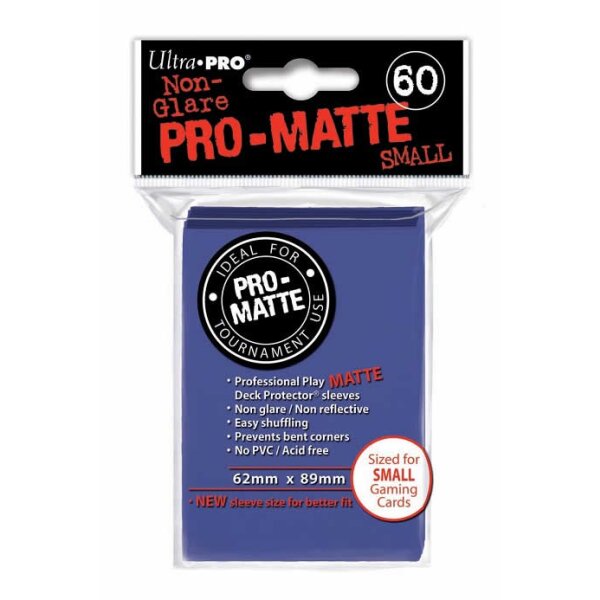 Ultra Pro - Non-Glare Pro-Matte Sleeves - Blau - 60 Stück