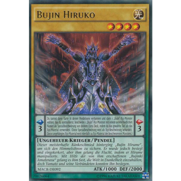 MACR-DE092 - Bujin Hiruko - Unlimitiert