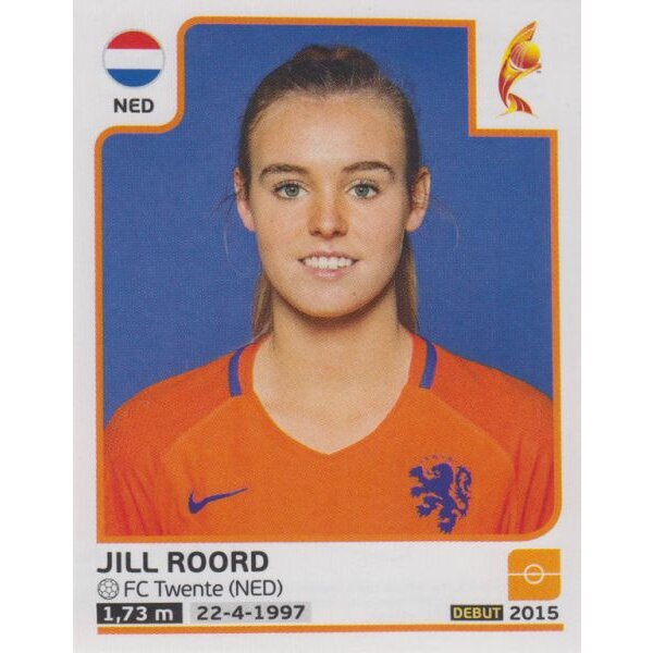 Sticker 29 - Jill Roord - Niederlande - Frauen EM2017