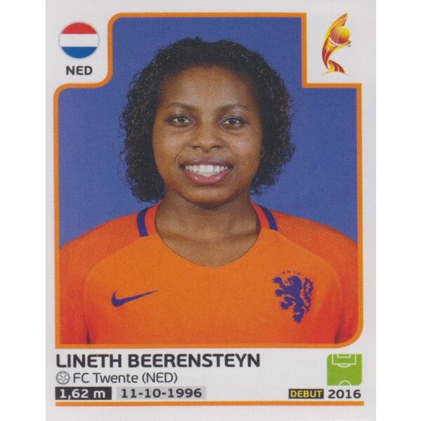 Sticker 32 - Lineth Beerensteyn - Niederlande - Frauen EM2017