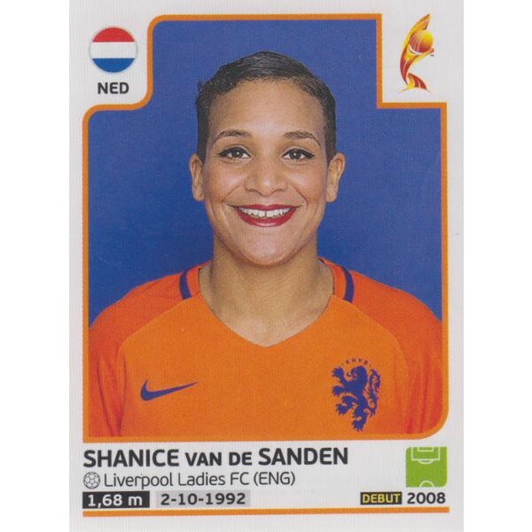 Sticker 33 - Shanice van de Sanden - Niederlande - Frauen EM2017