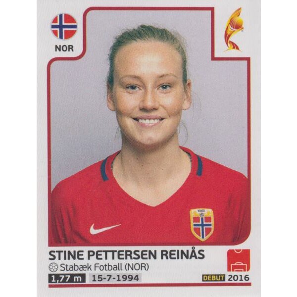 Sticker 42 - Stine Pettersen Reinas - Norwegen - Frauen EM2017