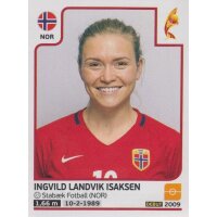 Sticker 47 - Ingvild Landvik Isalsen - Norwegen - Frauen...