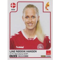 Sticker 59 - Line Rodock Hansen - Dänemark - Frauen...
