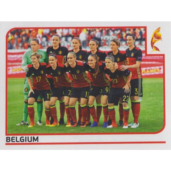 Sticker 76 - Team - Belgien - Frauen EM2017