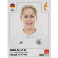 Sticker 103 - Anna Blässe - Deutschland - Frauen EM2017