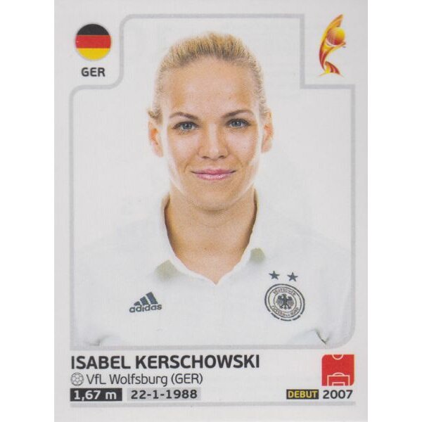 Sticker 104 - Isabel Kersxhoski - Deutschland - Frauen EM2017