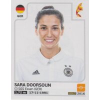 Sticker 109 - Sara Doorsoun - Deutschland - Frauen EM2017