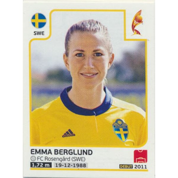 Sticker 119 - Emma Berglund - Schweden - Frauen EM2017