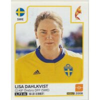 Sticker 125 - Lisa Dahlkvist - Schweden - Frauen EM2017