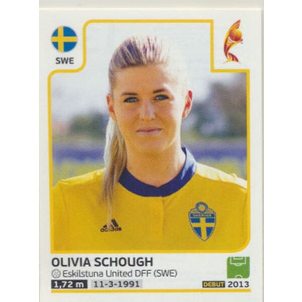 Sticker 134 - Olivia Schough - Schweden - Frauen EM2017