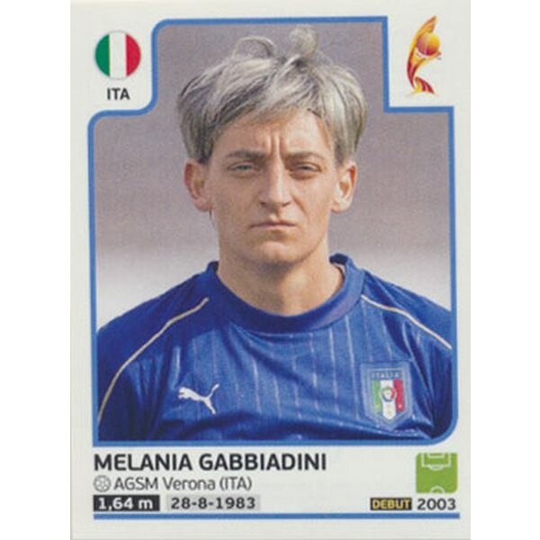 Sticker 154 - Melania Gabbiadini - Italien - Frauen EM2017