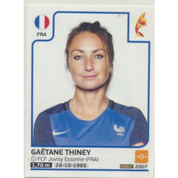 Sticker 189 - Gaëtane Thiney - Frankreich - Frauen EM2017