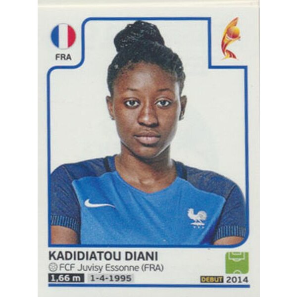 Sticker 192 - Kadidiatou Diani - Frankreich - Frauen EM2017