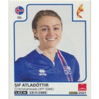 Sticker 204 - Sif Atladóttir  - Island - Frauen...