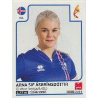 Sticker 205 - Arna Sif Asgrimsdottir - Island - Frauen...