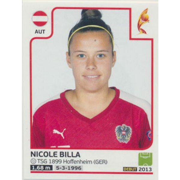 Sticker 234 - Nicole Billa - Österreich - Frauen EM2017