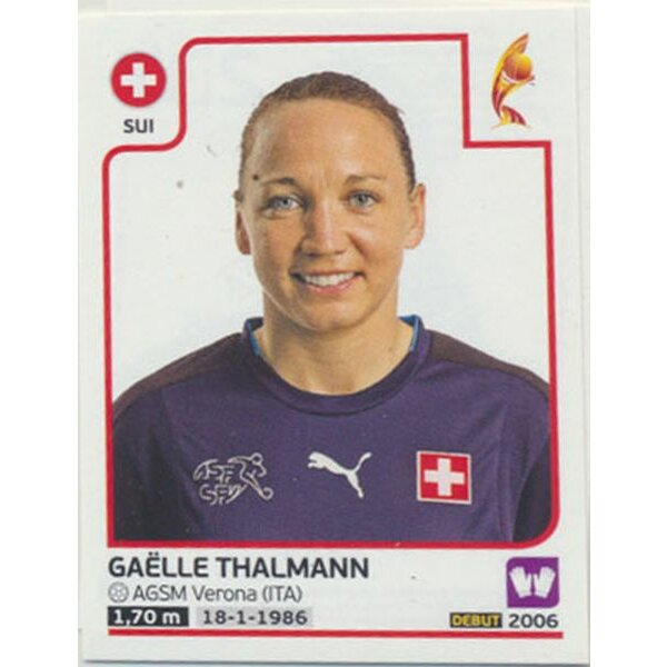 Sticker 237 - Gaëlle Thalmann - Schweiz - Frauen EM2017