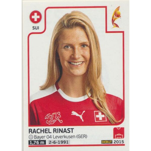 Sticker 239 - Rachel Rinast - Schweiz - Frauen EM2017
