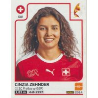 Sticker 245 - Cinzia Zehnder - Schweiz - Frauen EM2017