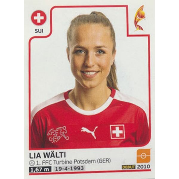 Sticker 247 - Lia Wälti - Schweiz - Frauen EM2017