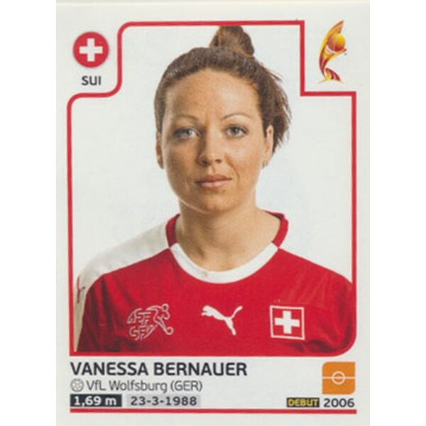 Sticker 248 - Vanessa Bernauer - Schweiz - Frauen EM2017