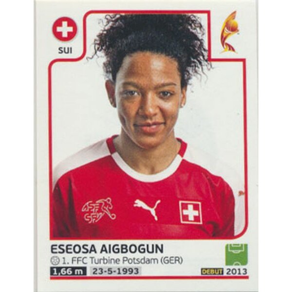 Sticker 253 - Eseosa Aigbogun - Schweiz - Frauen EM2017