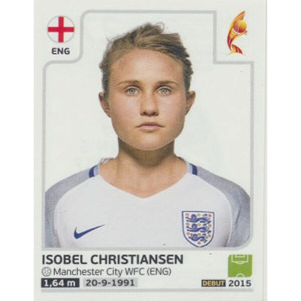 Sticker 273 - Isabel Christiansen - England - Frauen EM2017