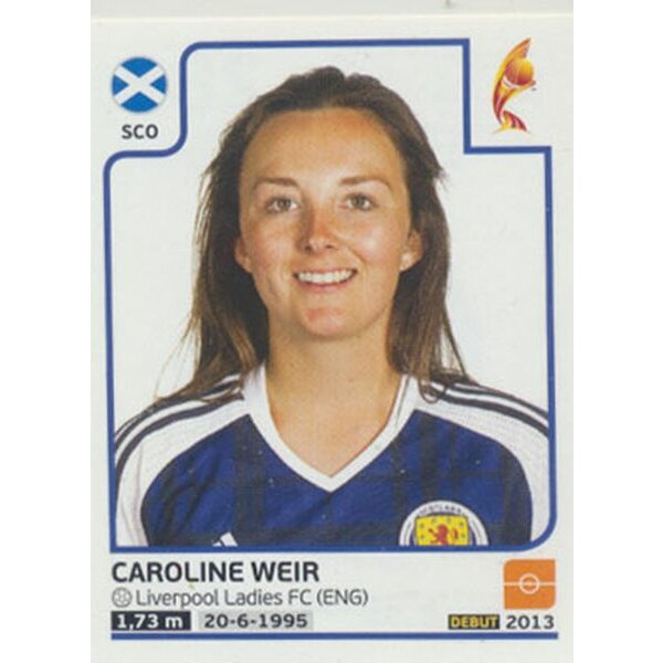 Sticker 288 - Caroline Weir - Schottland - Frauen EM2017
