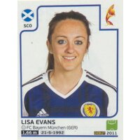 Sticker 291 - Lisa Evans - Schottland - Frauen EM2017
