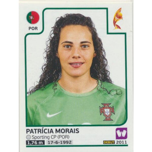 Sticker 317 - Patricia Morais - Portugal - Frauen EM2017