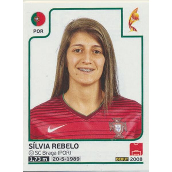 Sticker 322 - Sílvia Rebelo - Portugal - Frauen EM2017