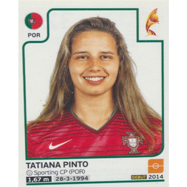 Sticker 324 - Tatiana Pinto - Portugal - Frauen EM2017