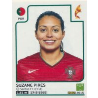 Sticker 329 - Suzane Pires - Portugal - Frauen EM2017