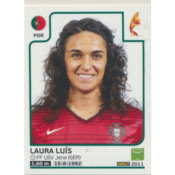 Sticker 331 - Laura Luís - Portugal - Frauen EM2017, 2,79