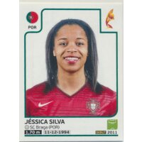 Sticker 334 - Jéssica Silva - Portugal - Frauen...