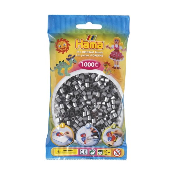 HAMA Perlen silber 1000 Stk.