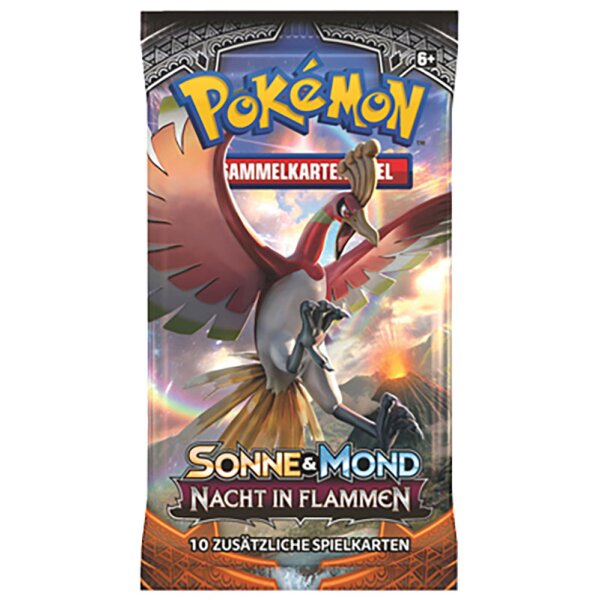 Sonne und Mond Serie 3 - Nacht in Flammen - 1 Booster - Deutsch