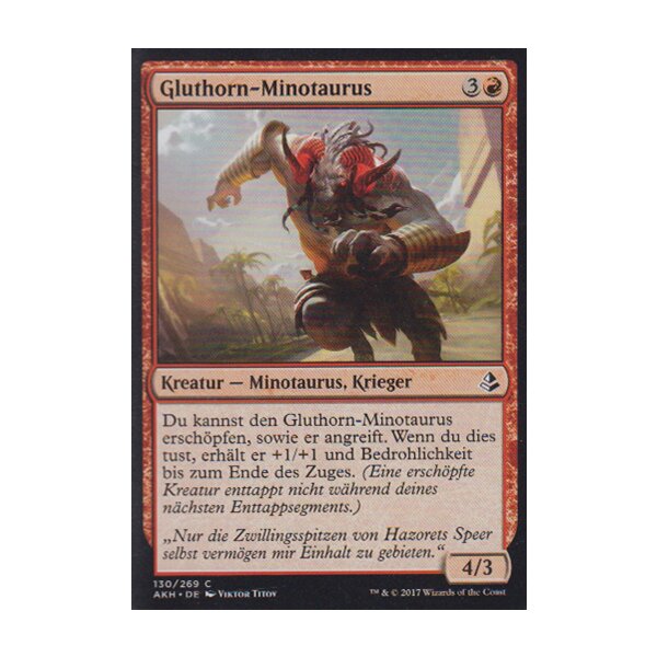 130/269 - Gluthorn-Minotaurus - Amonkhet