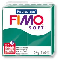 Fimo-Soft Modelliermasse 8020-56 Smaradgrün