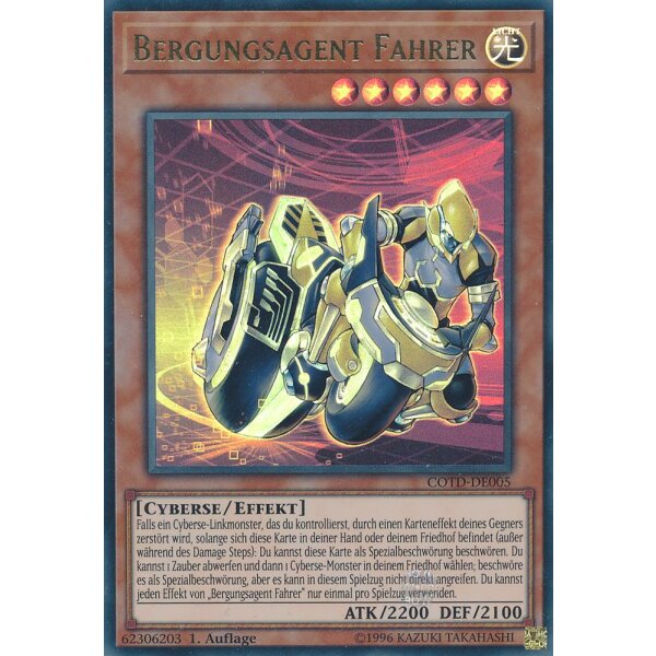 COTD-DE005 - Bergungsagent Fahrer - 1. Auflage