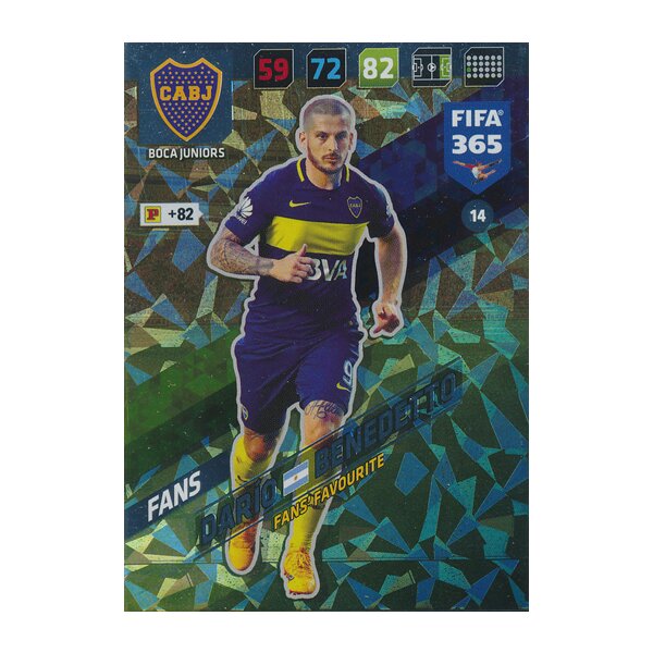 Fifa 365 Cards 2018 - 014 - Darío Benedetto - Boca Juniors - Fans