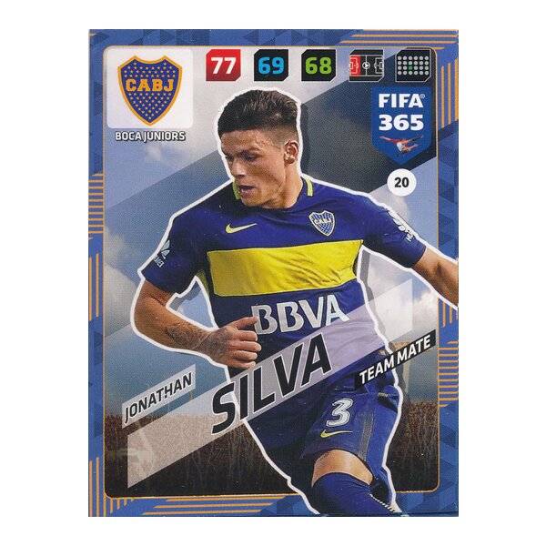 Fifa 365 Cards 2018 - 020 - Jonathan Silva - Boca Juniors