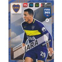 Fifa 365 Cards 2018 - 021 - Leonardo Jara - Boca Juniors