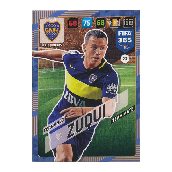 Fifa 365 Cards 2018 - 023 - Fernando Zuqui - Boca Juniors