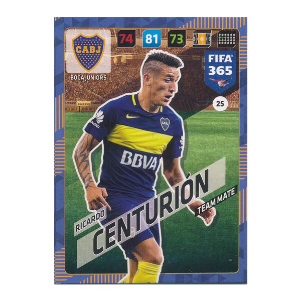 Fifa 365 Cards 2018 - 025 - Ricardo Centurión - Boca Juniors