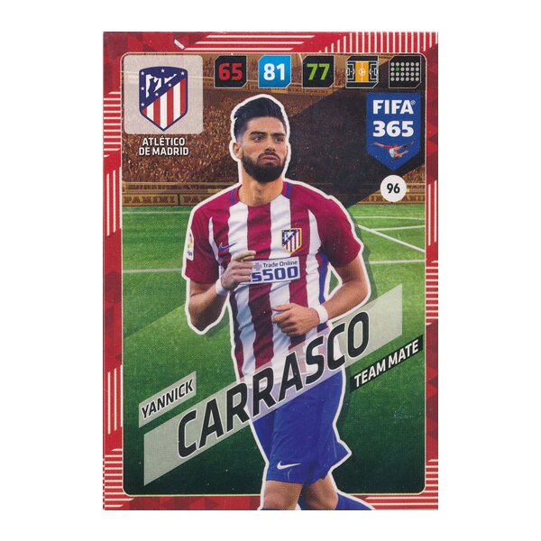 Fifa 365 Cards 2018 - 096 - Yannick Carrasco - Atlético de Madrid