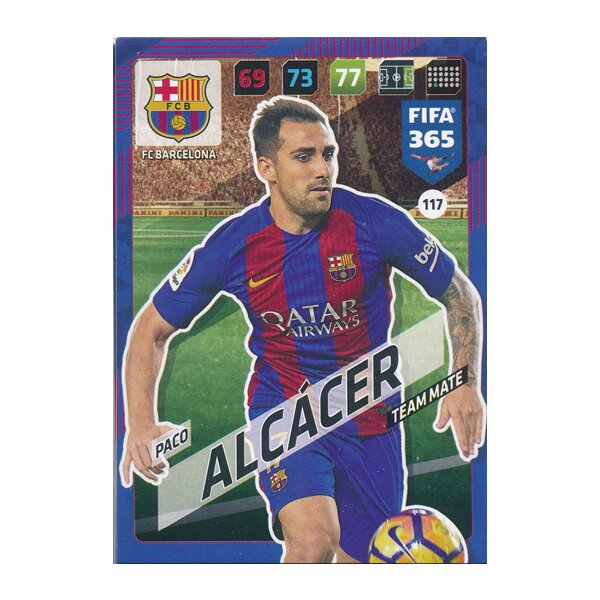 Fifa 365 Cards 2018 - 117 - Paco Alcácer - FC Barcelona